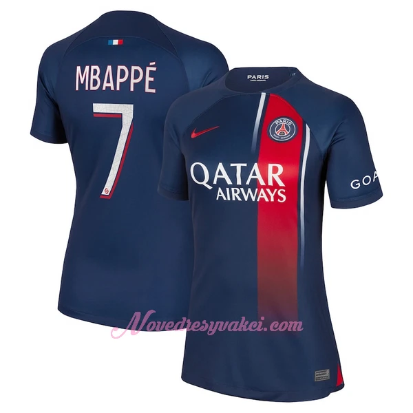 Fotbalové Dresy Paris Saint-Germain Kylian Mbappé 7 Dámské Domácí 2023-24