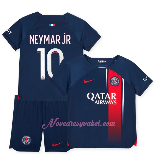 Fotbalové Dresy Paris Saint-Germain Neymar Jr 10 Dětské Domácí 2023-24