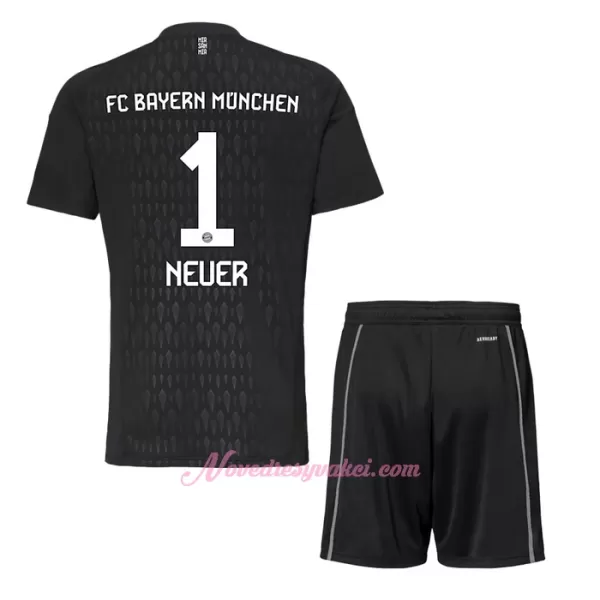 Brankářské Fotbalové Dresy FC Bayern Mnichov Manuel Neuer 1 Dětské Domácí 2023-24