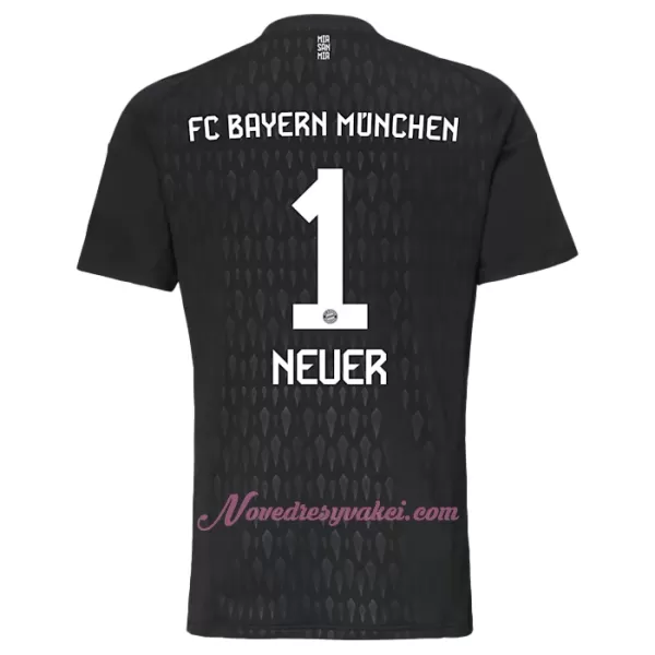 Brankářské Fotbalové Dresy FC Bayern Mnichov Manuel Neuer 1 Dětské Domácí 2023-24