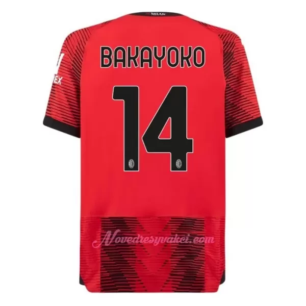 Fotbalové Dresy AC Milán Bakayoko 14 Domácí 2023-24