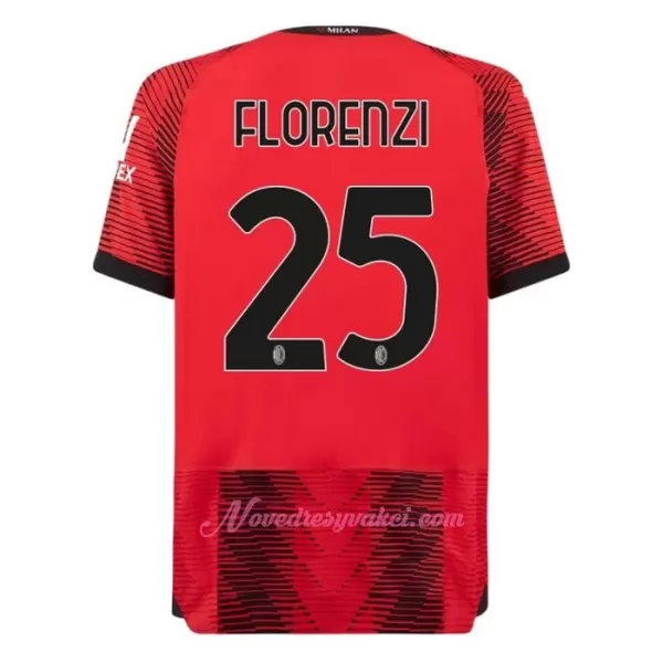 Fotbalové Dresy AC Milán Florenzi 25 Domácí 2023-24