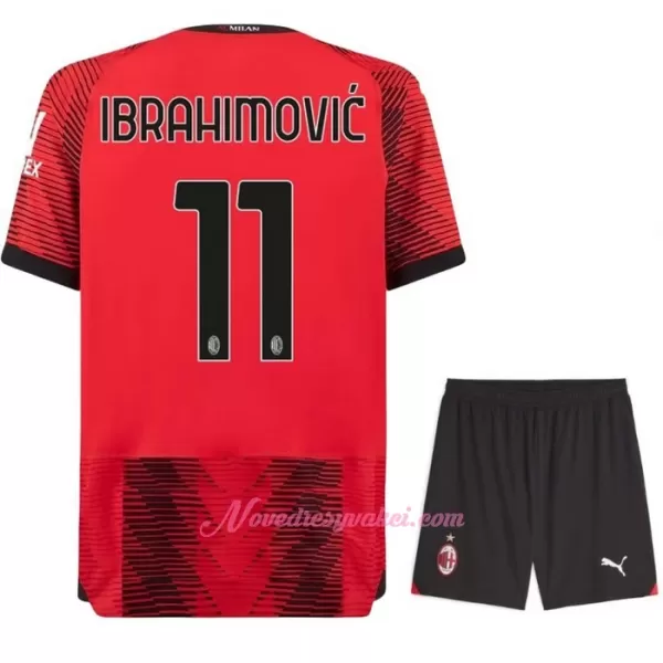 Fotbalové Dresy AC Milán Zlatan Ibrahimović 11 Dětské Domácí 2023-24
