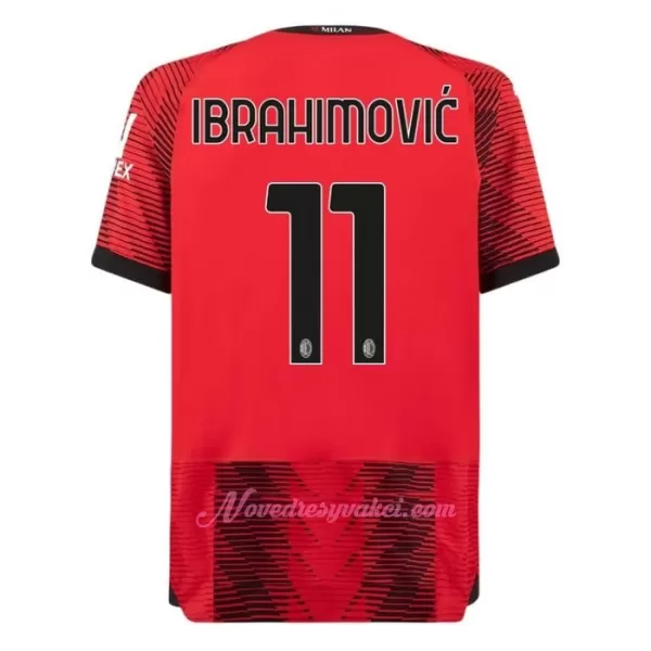 Fotbalové Dresy AC Milán Zlatan Ibrahimović 11 Dětské Domácí 2023-24