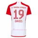 Fotbalové Dresy Bayern Mnichov Alphonso Davies 19 Dětské Domácí 2023-24