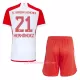 Fotbalové Dresy FC Bayern Mnichov Lucas Hernandez 21 Dětské Domácí 2023-24