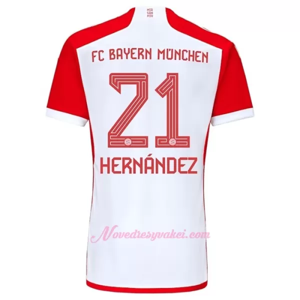 Fotbalové Dresy FC Bayern Mnichov Lucas Hernandez 21 Dětské Domácí 2023-24