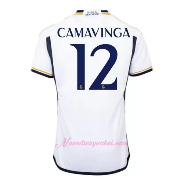 Fotbalové Dresy Real Madrid Eduardo Camavinga 12 Domácí 2023-24