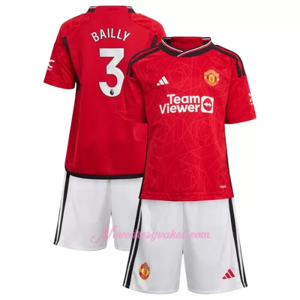 Fotbalové Dresy Manchester United Bailly 3 Dětské Domácí 2023-24