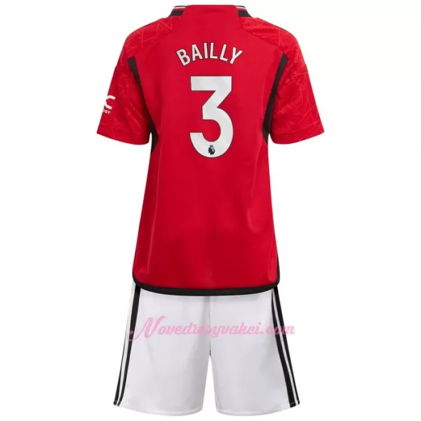 Fotbalové Dresy Manchester United Bailly 3 Dětské Domácí 2023-24