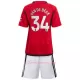 Fotbalové Dresy Manchester United Donny Van de Beek 34 Dětské Domácí 2023-24