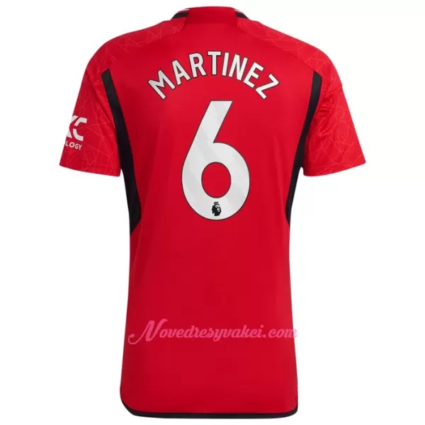 Fotbalové Dresy Manchester United Martinez 6 Domácí 2023-24