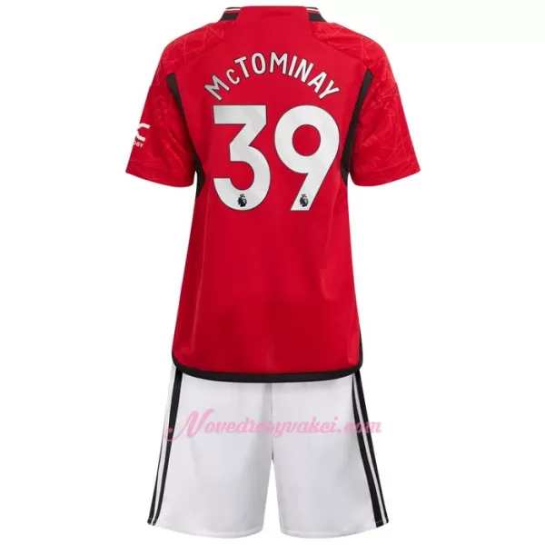 Fotbalové Dresy Manchester United McTominay 39 Dětské Domácí 2023-24