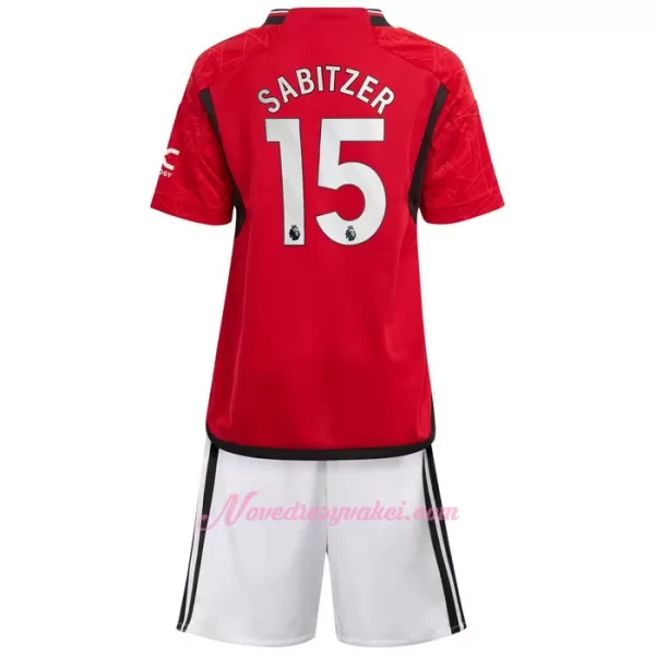 Fotbalové Dresy Manchester United Sabitzer 15 Dětské Domácí 2023-24