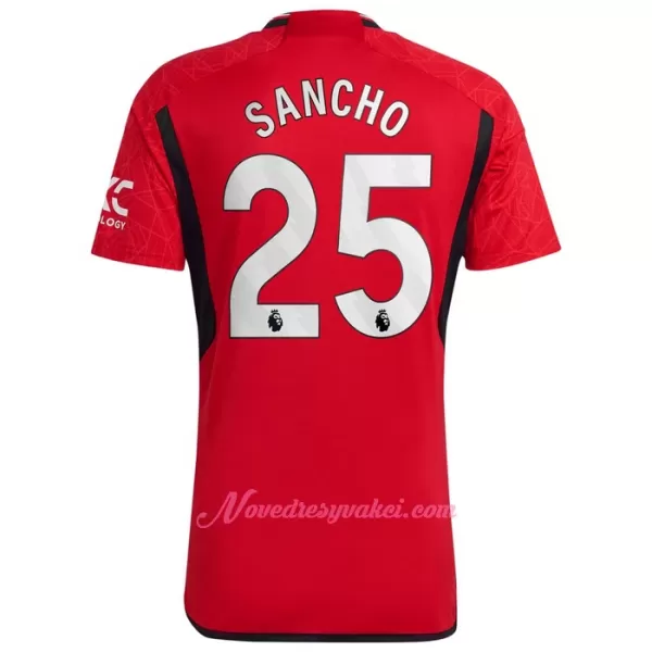 Fotbalové Dresy Manchester United Sancho 25 Domácí 2023-24