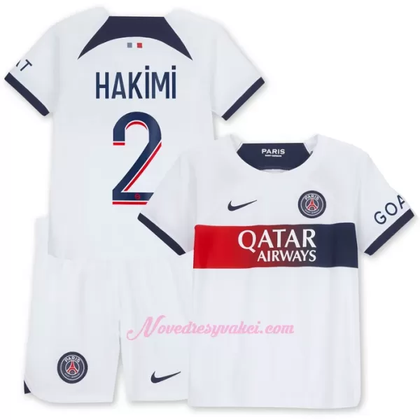 Fotbalové Dresy Paris Saint-Germain Achraf Hakimi 2 Dětské Venkovní 2023-24