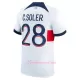 Fotbalové Dresy Paris Saint-Germain C. Soler 28 Venkovní 2023-24