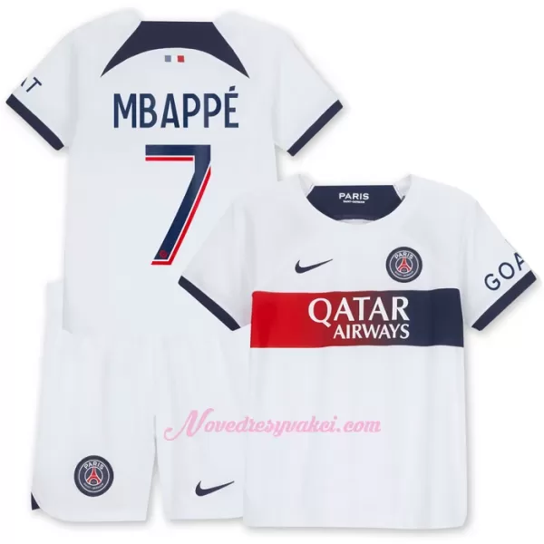 Fotbalové Dresy Paris Saint-Germain Kylian Mbappé 7 Dětské Venkovní 2023-24