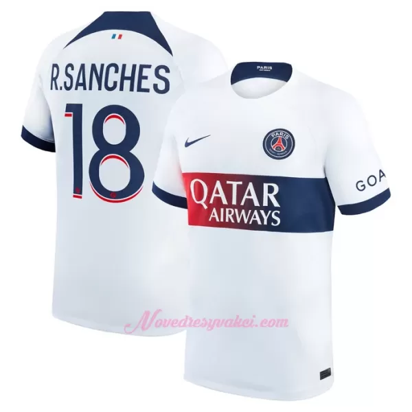 Fotbalové Dresy Paris Saint-Germain R.Sanches 18 Venkovní 2023-24