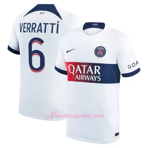 Fotbalové Dresy Paris Saint-Germain Verratti 6 Venkovní 2023-24