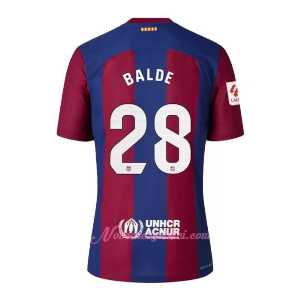 Fotbalové Dresy FC Barcelona Balde 28 Dětské Domácí 2023-24
