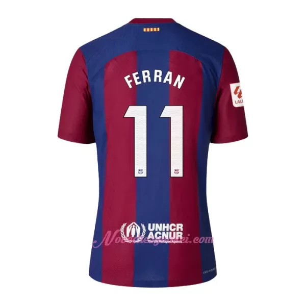 Fotbalové Dresy FC Barcelona Ferran Torres 11 Dětské Domácí 2023-24