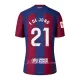 Fotbalové Dresy FC Barcelona Frenkie de Jong 21 Dětské Domácí 2023-24