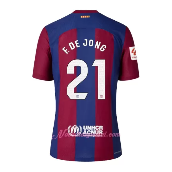 Fotbalové Dresy FC Barcelona Frenkie de Jong 21 Domácí 2023-24