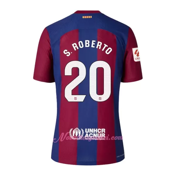 Fotbalové Dresy FC Barcelona S. Roberto 20 Dětské Domácí 2023-24