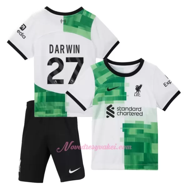 Fotbalové Dresy Liverpool FC Darwin Núñez 27 Dětské Venkovní 2023-24