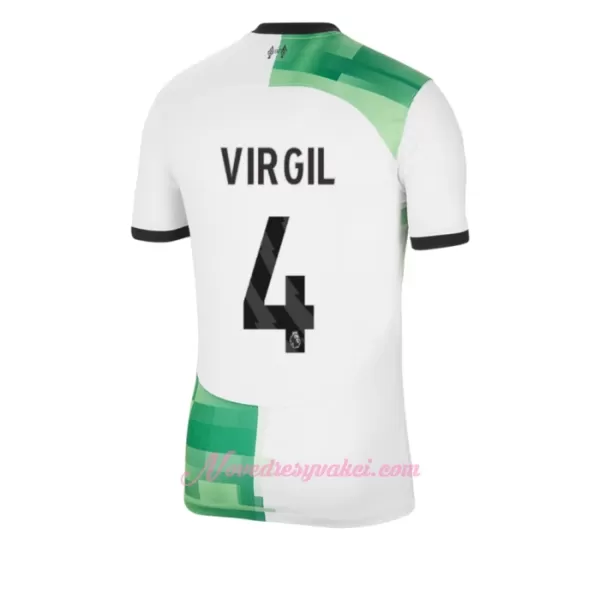 Fotbalové Dresy Liverpool FC Virgil van Dijk 4 Venkovní 2023-24