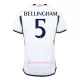 Fotbalové Dresy Real Madrid Jude Bellingham 5 Dětské Domácí 2023-24