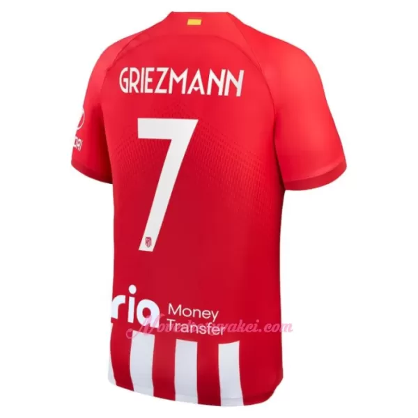 Fotbalové Dresy Atlético Madrid Antoine Griezmann 7 Dětské Domácí 2023-24