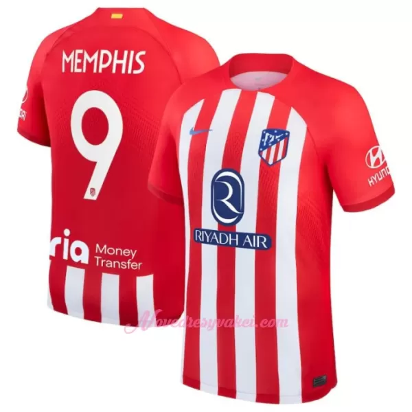 Fotbalové Dresy Atlético Madrid Memphis 9 Domácí 2023-24