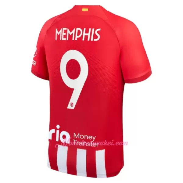 Fotbalové Dresy Atlético Madrid Memphis 9 Domácí 2023-24