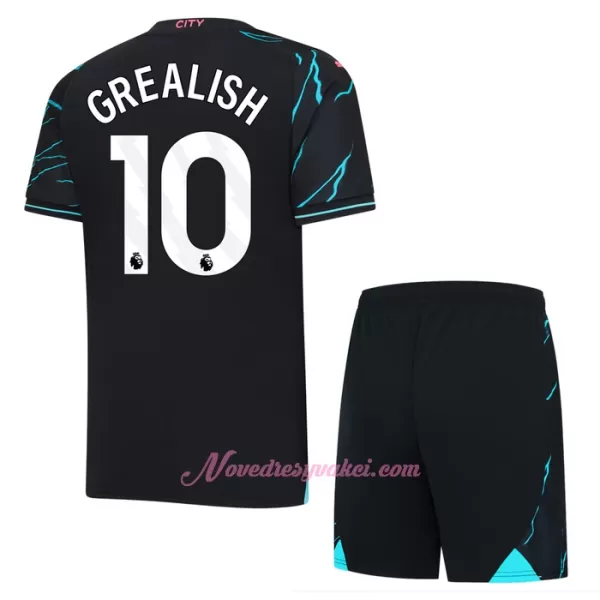 Fotbalové Dresy Manchester City Jack Grealish 10 Dětské Alternativní 2023-24