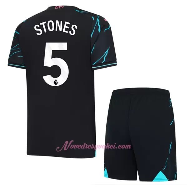Fotbalové Dresy Manchester City John Stones 5 Dětské Alternativní 2023-24
