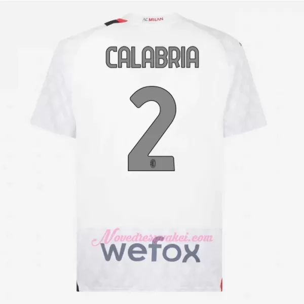 Fotbalové Dresy AC Milán Calabria 2 Venkovní 2023-24