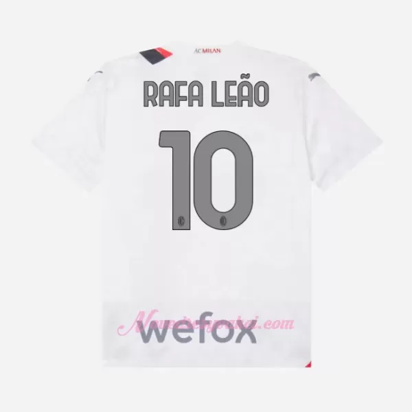 Fotbalové Dresy AC Milán Rafael Leão 10 Dětské Venkovní 2023-24