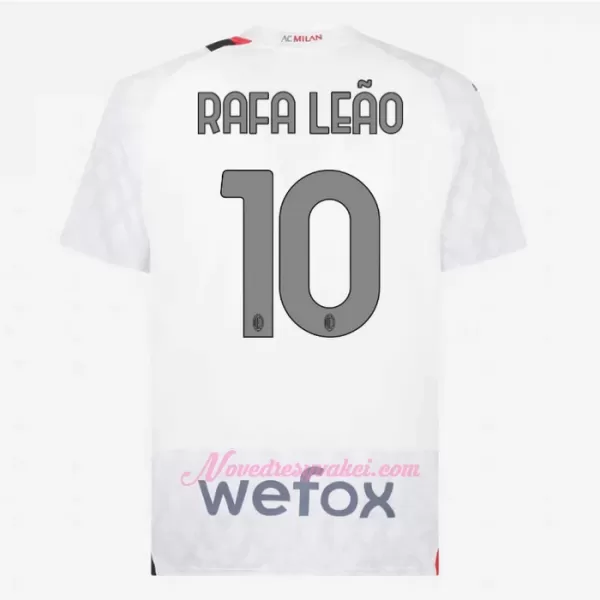 Fotbalové Dresy AC Milán Rafael Leão 10 Venkovní 2023-24