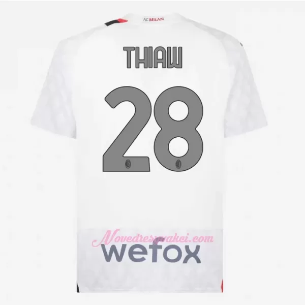 Fotbalové Dresy AC Milán Thiaw 28 Venkovní 2023-24