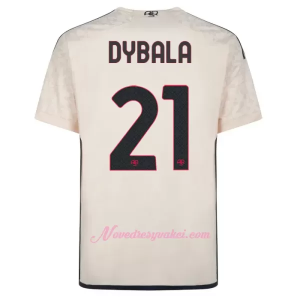 Fotbalové Dresy AS Řím Paulo Dybala 21 Venkovní 2023-24