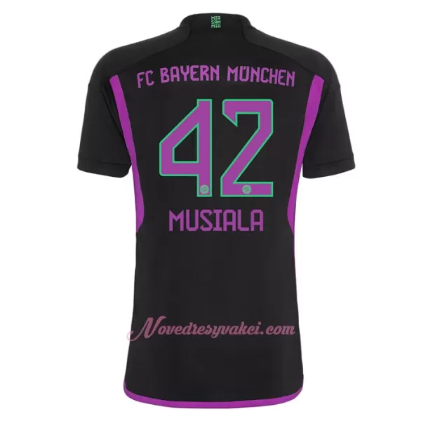 Fotbalové Dresy FC Bayern Mnichov Jamal Musiala 42 Dětské Venkovní 2023-24