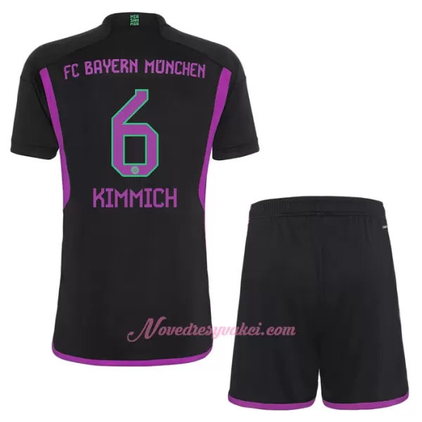 Fotbalové Dresy FC Bayern Mnichov Kimmich 6 Dětské Venkovní 2023-24