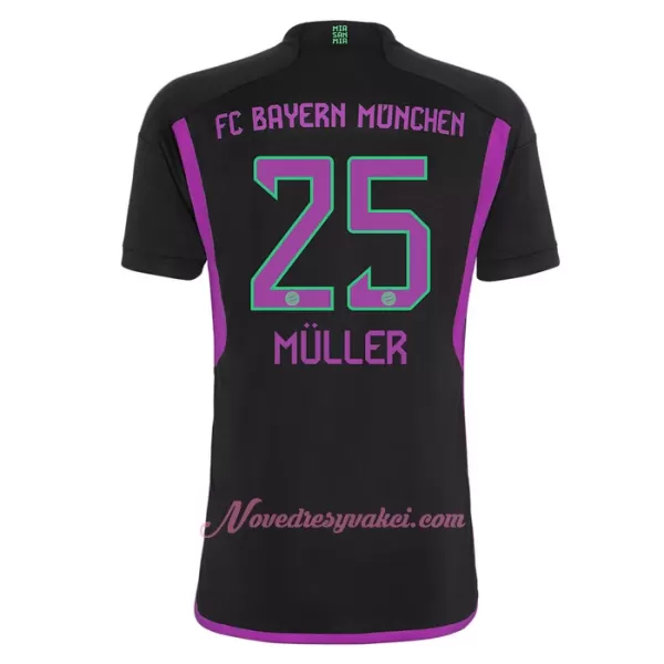 Fotbalové Dresy FC Bayern Mnichov Thomas Muller 25 Dětské Venkovní 2023-24