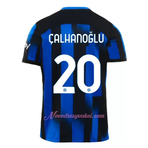 Fotbalové Dresy Inter Milán Calhanoglu 20 Dětské Domácí 2023-24