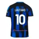 Fotbalové Dresy Inter Milán Lautaro Martínez 10 Dětské Domácí 2023-24