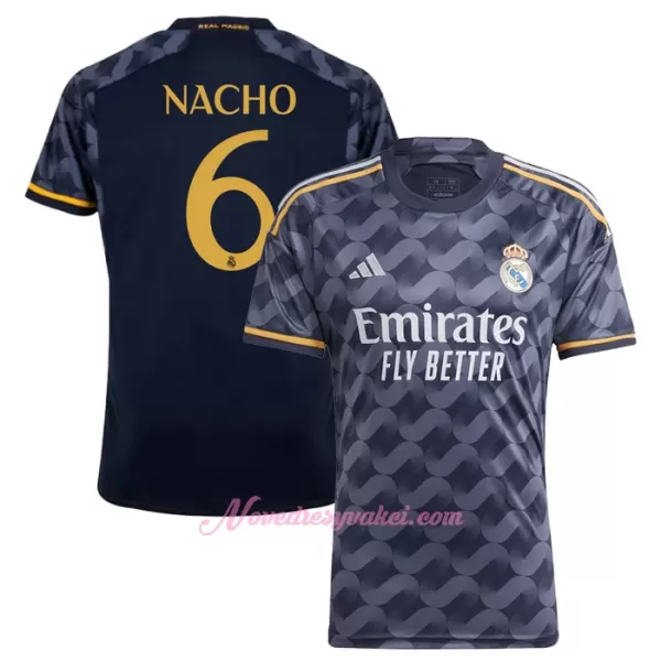 Fotbalové Dresy Real Madrid Nacho 6 Venkovní 2023-24