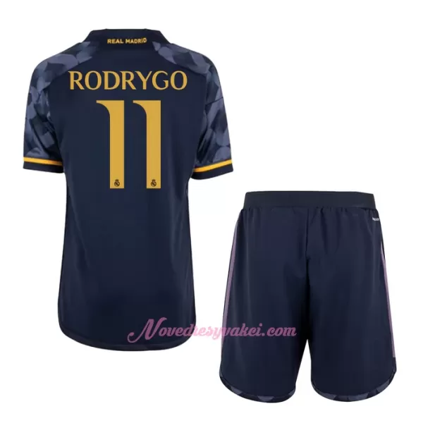 Fotbalové Dresy Real Madrid Rodrygo Goes 11 Dětské Venkovní 2023-24