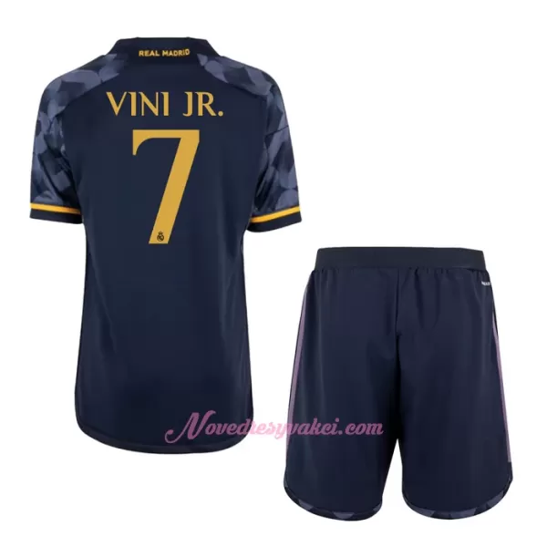Fotbalové Dresy Real Madrid Vinicius Junior 7 Dětské Venkovní 2023-24